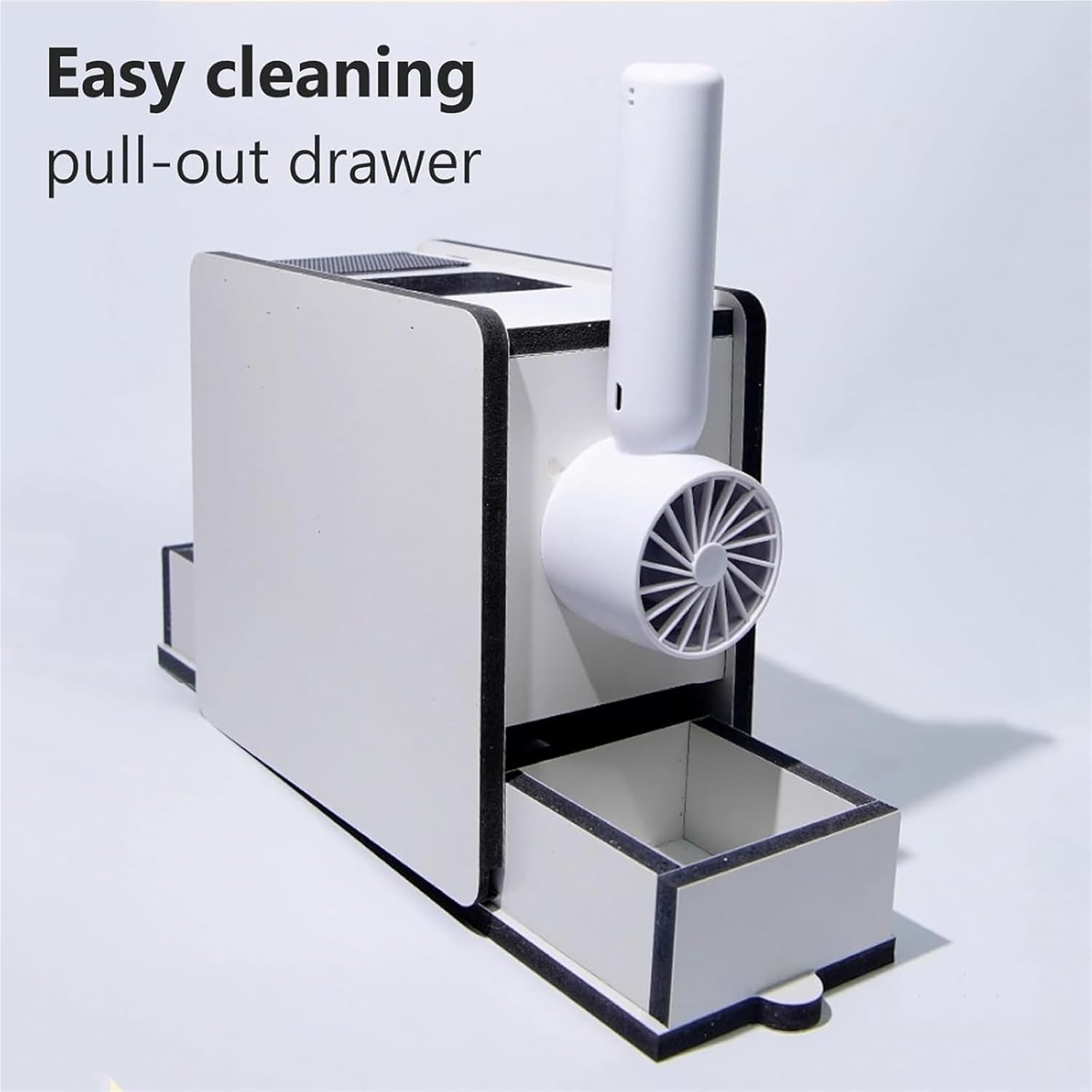 Bird Feed Blown Shell Splitter, Grain Cleaning Winnower Machine, Bird Seed Cleaner Cleaning Machine, with Fan, Enlarged Feeding Port, Drawer Type On Both Sides, for Miscellaneous Grains.