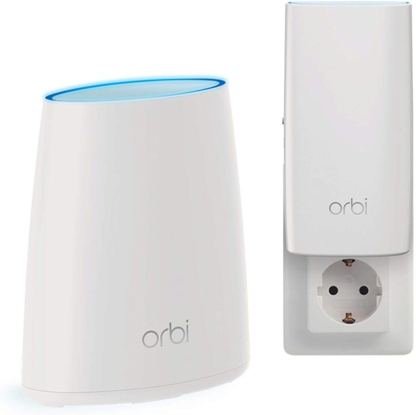 NETGEAR RBK30 Orbi Whole Home Mesh Wi-Fi System (Router and Satellite), Upto 3000 sq ft Coverage, Tri-Band AC2200 (2.2 Gbps) - Circle Parental Controls and Alexa Enabled