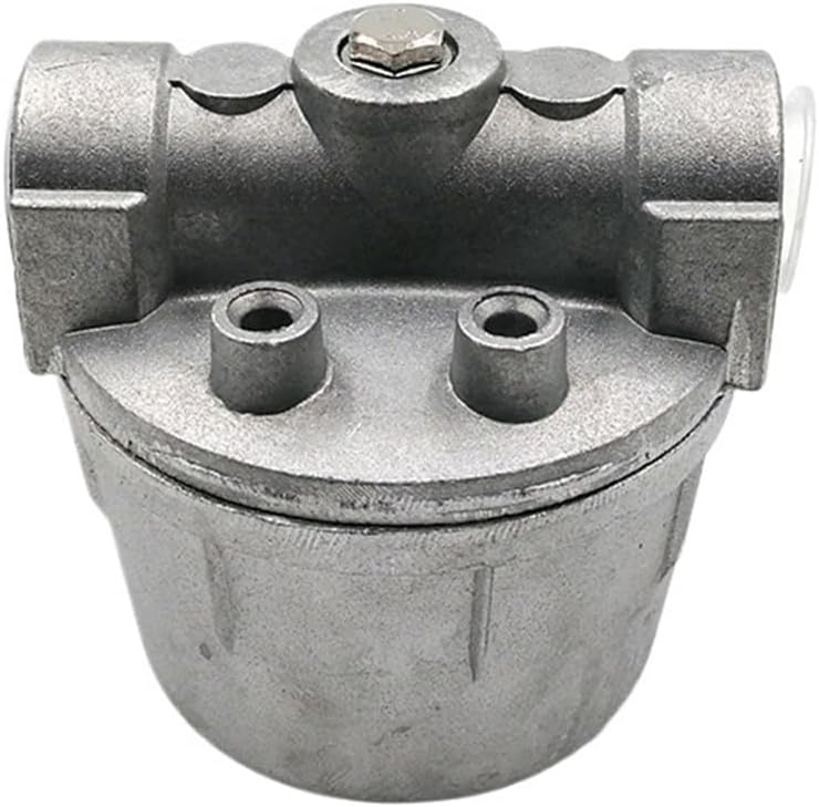 Aluminum Cup Aluminum Filter Bottles Diesel Oil Waste Oil Burner Strainer Filter 1/4 3/8 1/2 inch Large Medium Small Filter(1 of 4 small size)