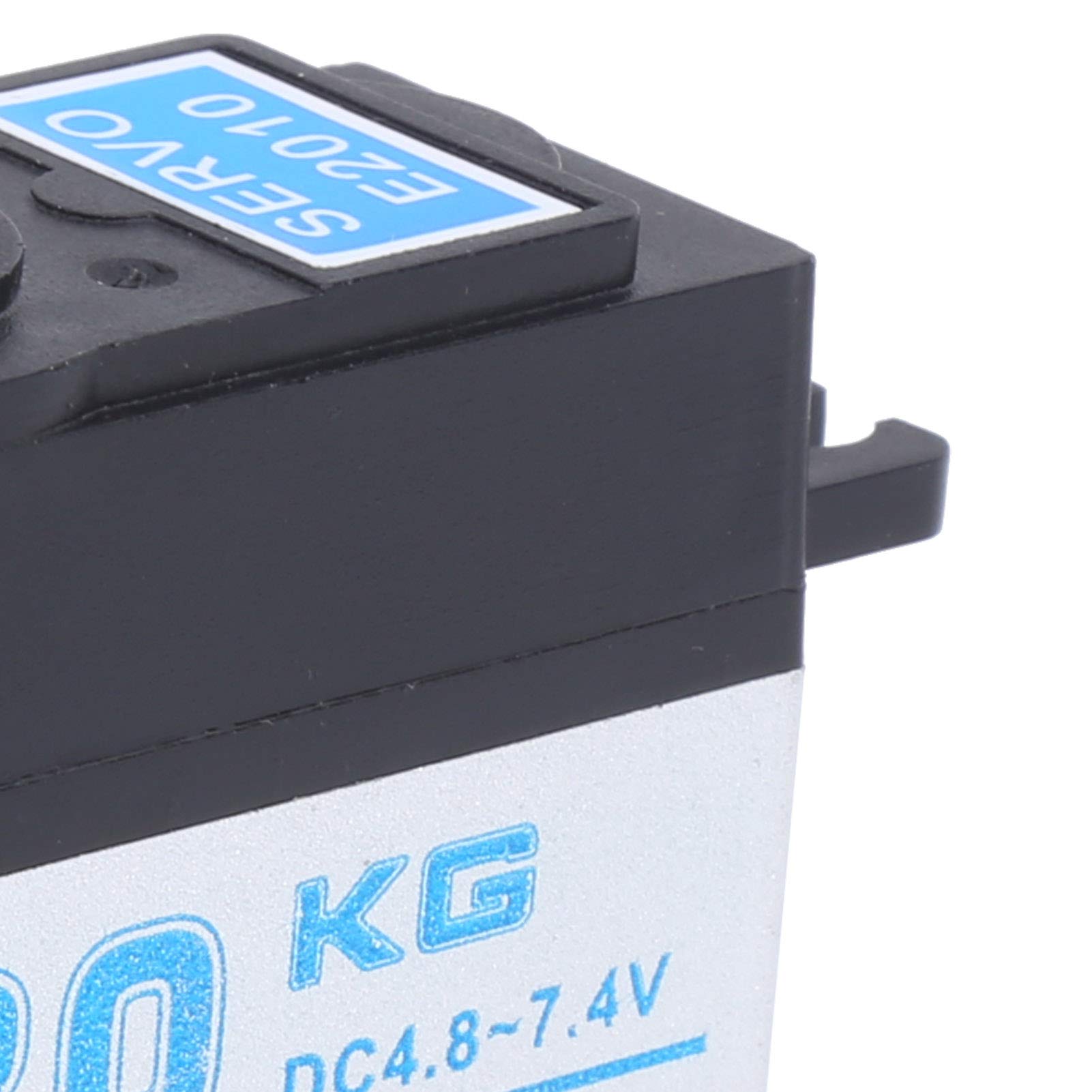 Keenso Servo, 4 Piezas Plateado Impermeable de Metal RC servo Digital de dirección para Coche de Control Remoto a Escala 1/8 1/10