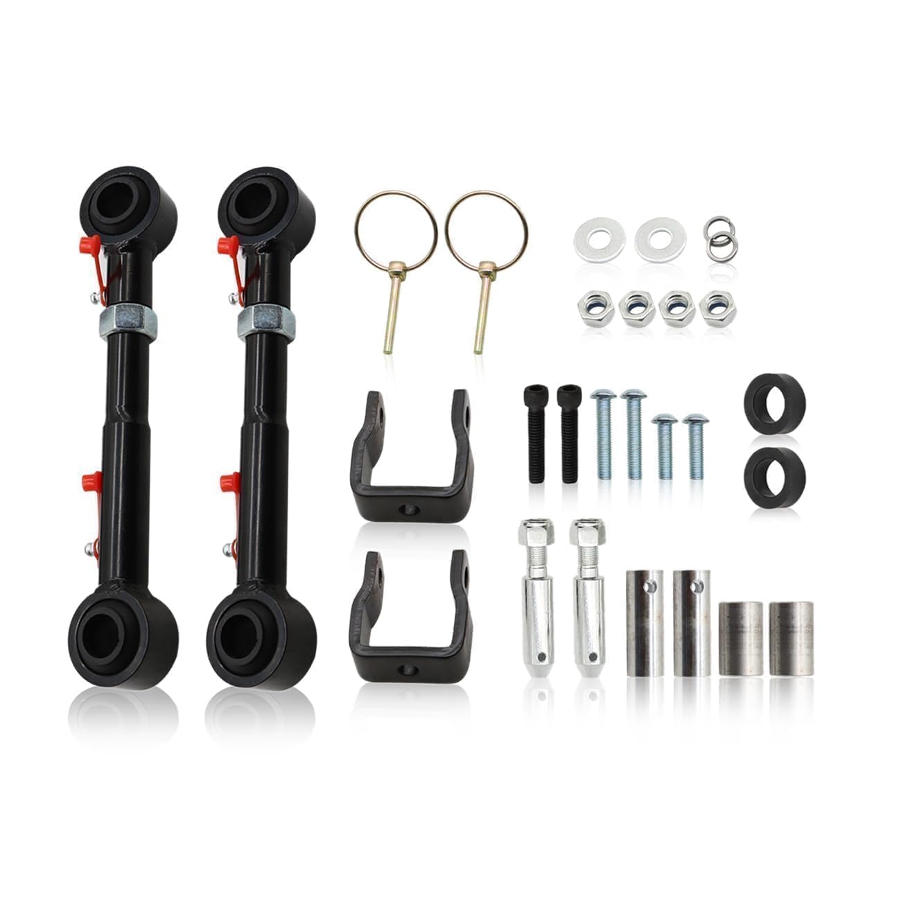 Yunnergo Front Sway Bar Links Compatible with 2.5''-6'' Wrangler TJ 1998-2006 Cherokee 1998-2006 Wrangler XJ 1984-2001 Lift Quicker Disconnects System