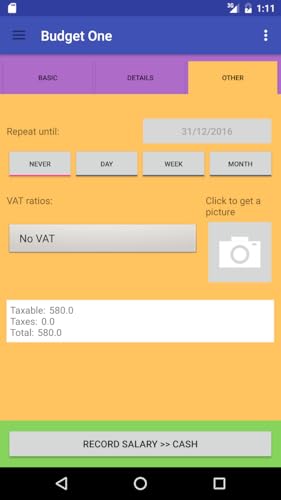 Budget One Free: Budget & Finance