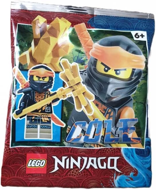 LEGO Cole Ninja + Hammer Minifigure #10 Foil Pack Set 892290 (Bagged)