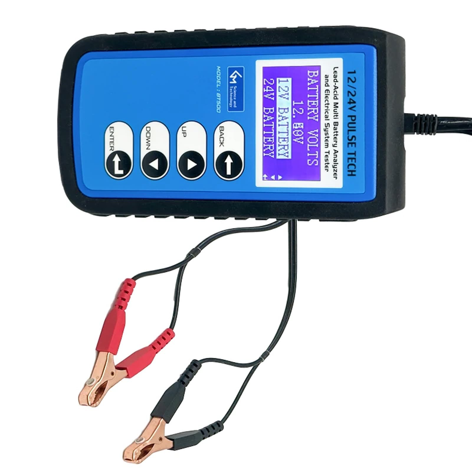Strumento diagnostico automobilistico ad alta precisione 12 V/24 V per capacità della batteria, resistenza e analisi di carica della batteria dell'auto tester
