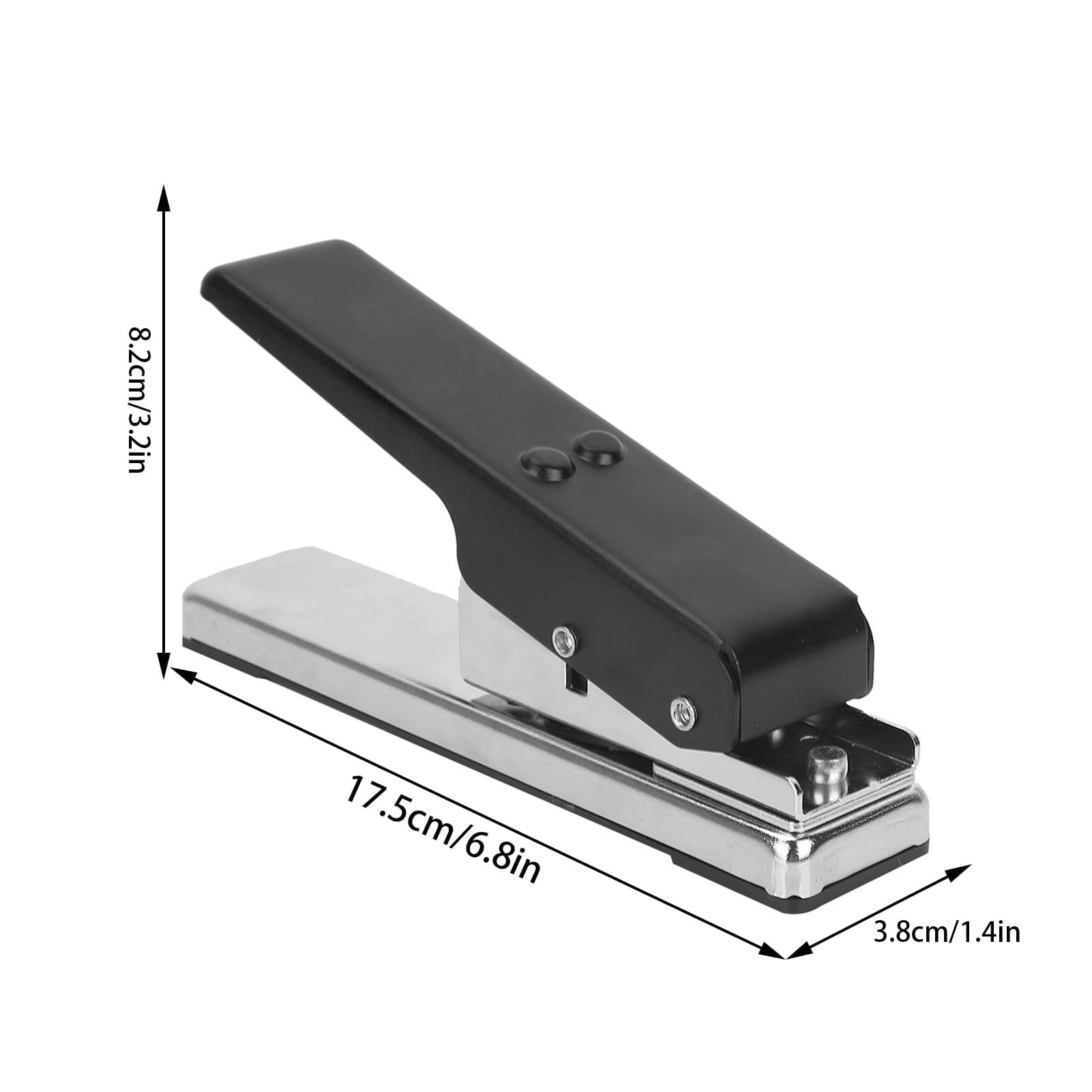 Perforadora de púas de guitarra de mano, herramienta cortadora de púas de metal, máquina perforadora de tarjetas ergonómica, diseño compacto para músicos y aficionados, equipo de instrumento