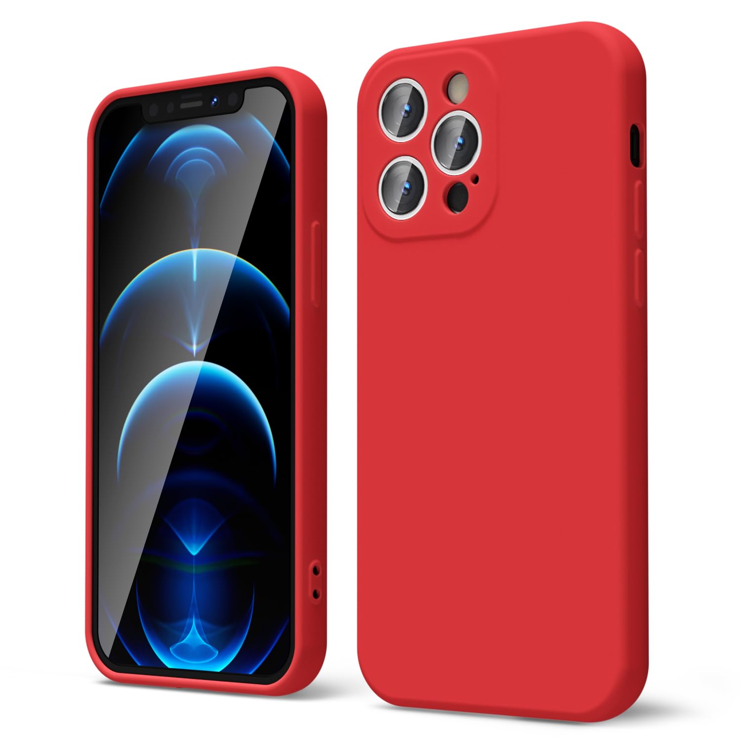 oakxco for iPhone 16 Pro Max Case Liquid Silicone, Soft Rubber Gel Elegant Aesthetic Basic Simple Cover, Cute Thin Slim TPU Matte Solid Color Plain Smooth Case for Women Girl, Light Pink — view 1472