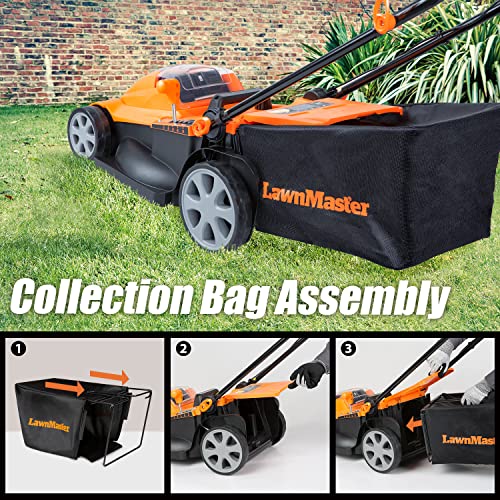 Lawnmaster Clmf4817E 48V Max* Brushless Mower With 2X24V Max* 4.0Ah Battery And A Dual Charger #TOP5