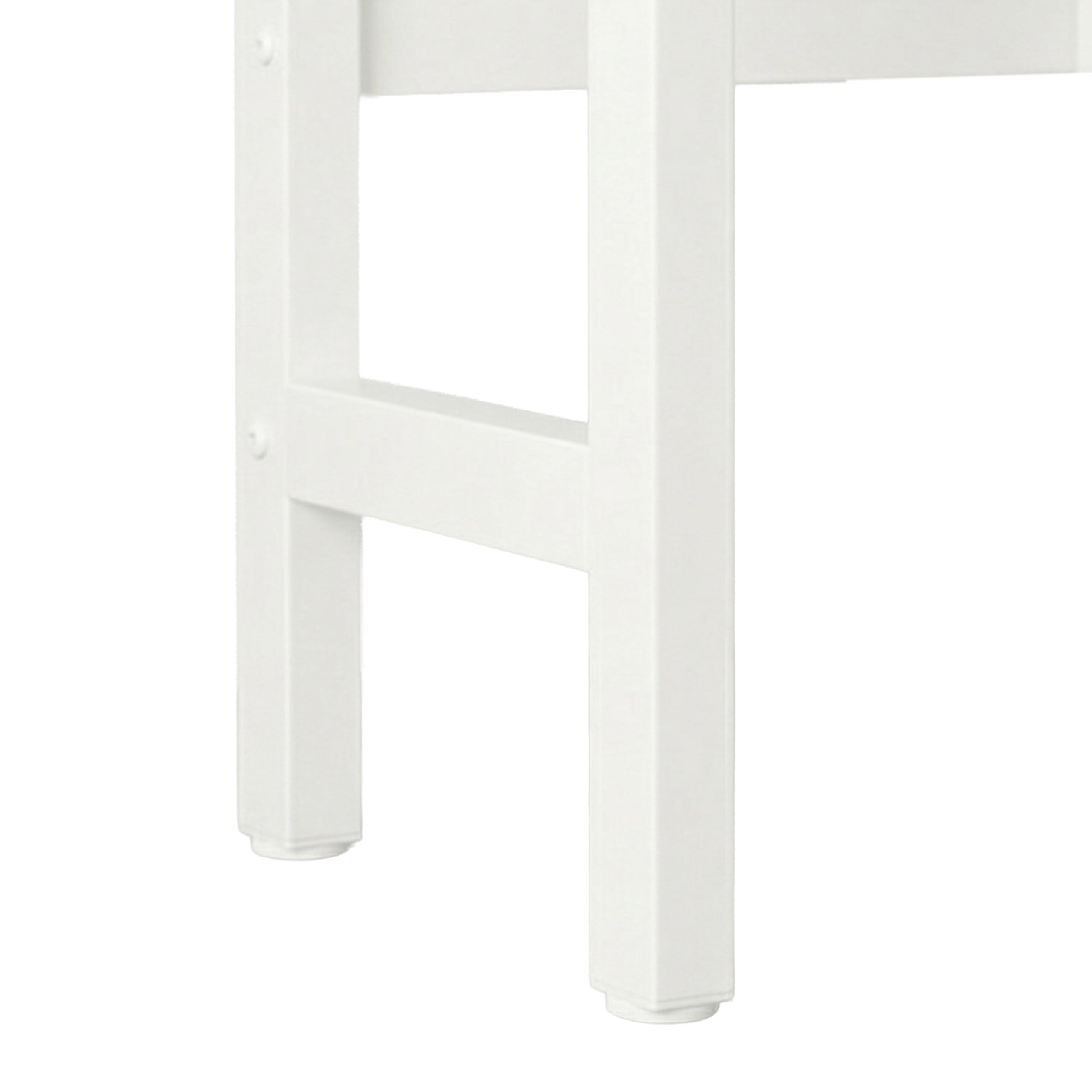 Estantería sobre el WC Relaxdays, 3 Niveles, Dimensiones: 161 x 80 x 24 cm, Metal y MDF, Blanco