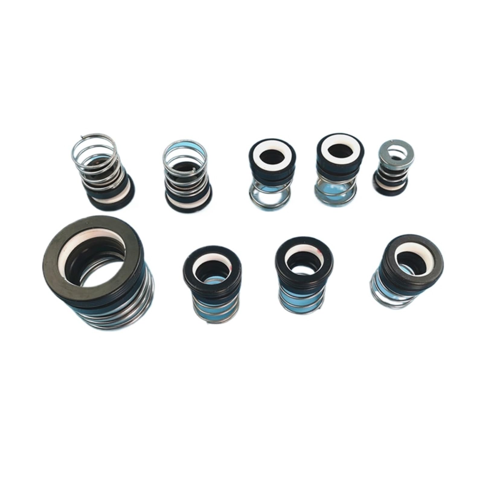 Mechaniczne uszczelnienie wału 1 szt. Seria 156 Fit 8-16mm OD wał pompy wodnej mechaniczne uszczelnienie wału pojedyncza sprężyna śrubowa do pompy samozasysającej(8mm)