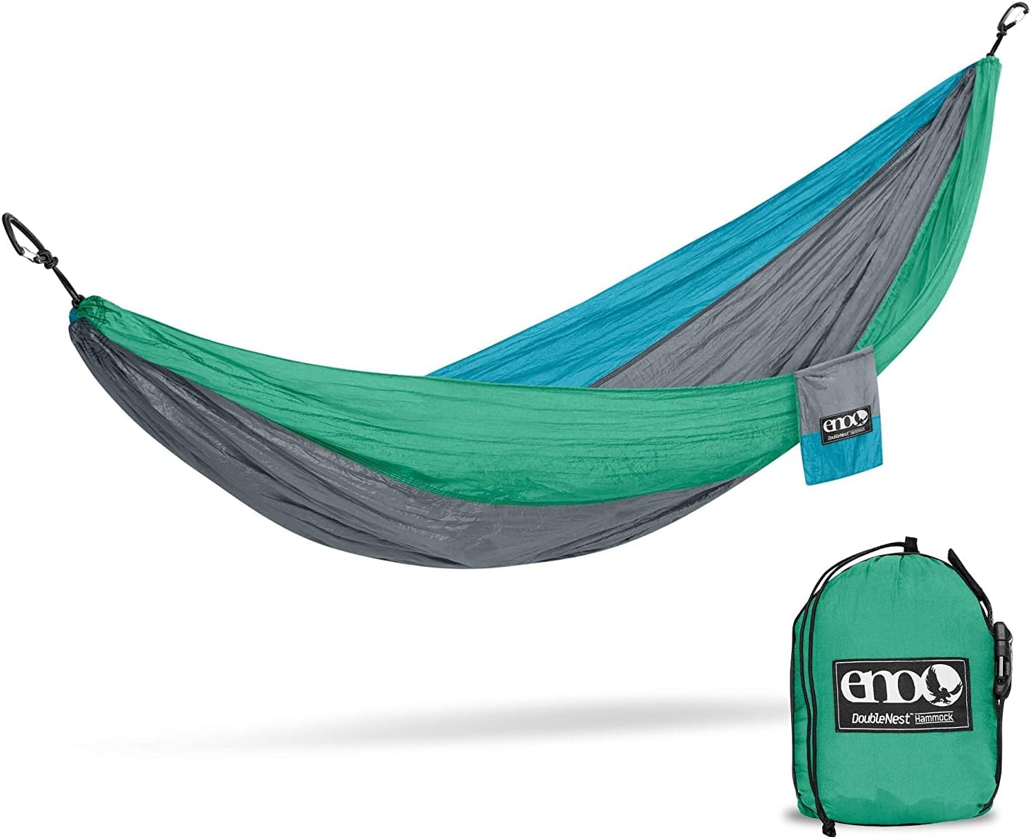 ENO, Eagles Nest Outfitters DoubleNest Lightweight Camping Hammock, 1 to 2 Person, Special Edition Colors, PCT
