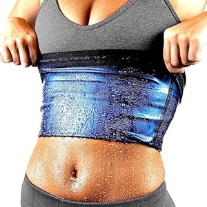 Waist Trainer Trimmer Sweat Belt Band for Women Lower Belly Fat Sauna Slimming Belt Suit Workout