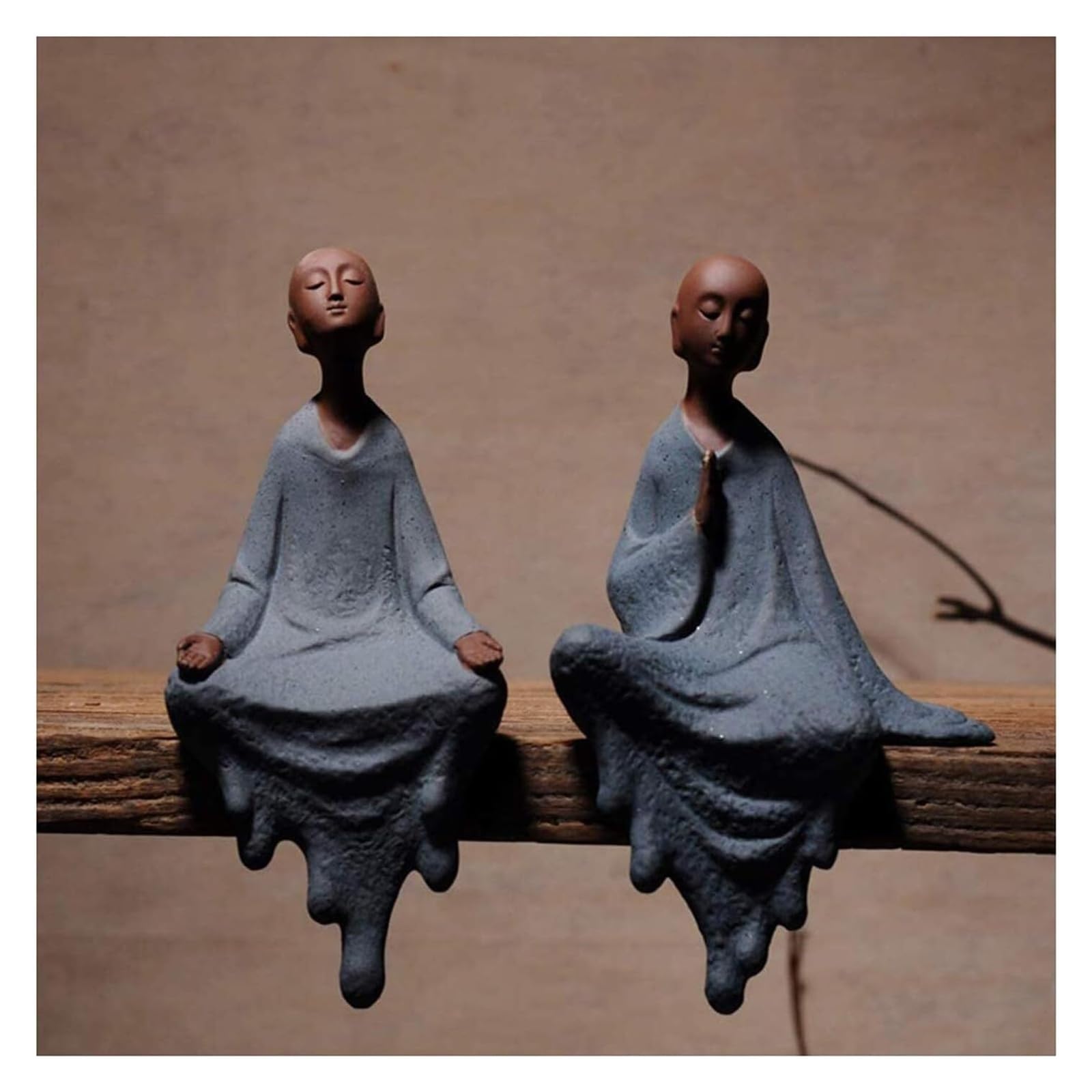 Estatuas Hechas a Mano, Estatua de Buda estatuilla meditación decoración del hogar jardín Interior al Aire Libre Feng Shui Yoga cerámica