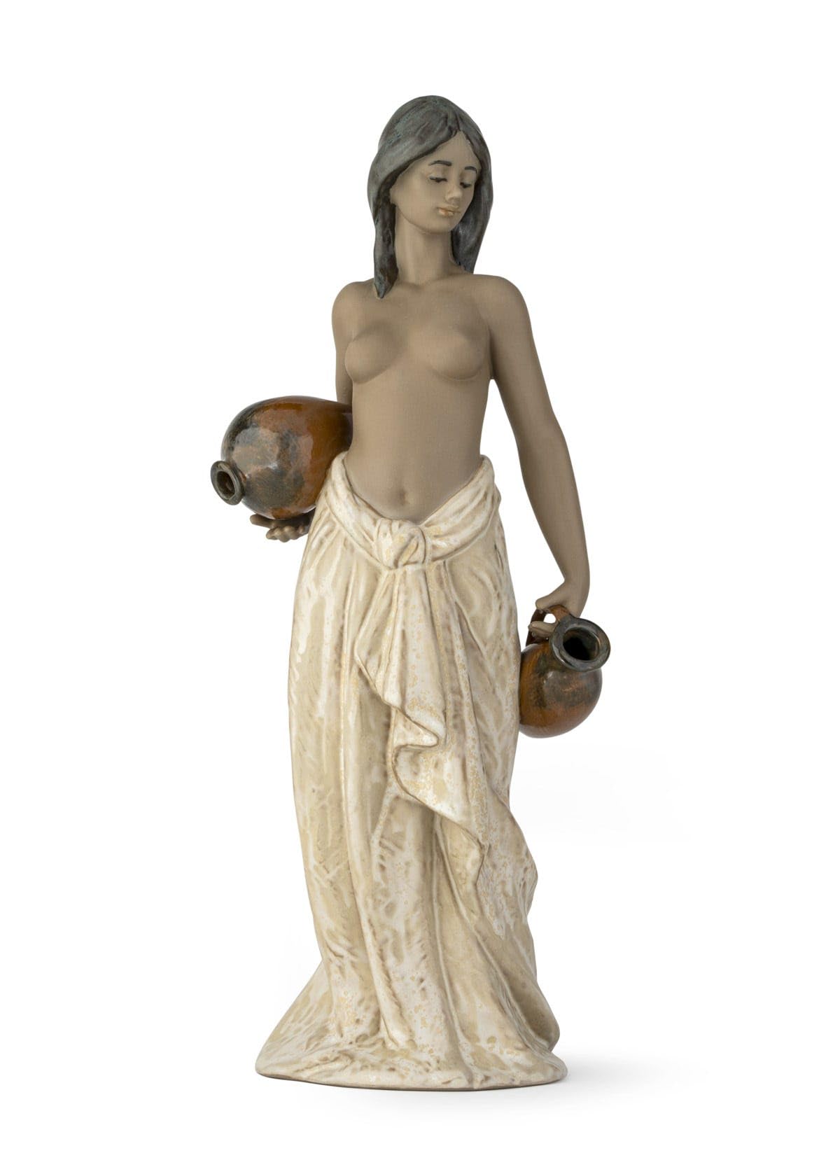 Amazon.com: LLADRÓ Water Girl Figurine. Porcelain Nude Female