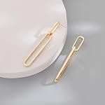 MUYAN Geometric Lien Drop Boucles d'oreilles Dangle pour femmes Long Lien Boucles de l'oreille Dangle Bijoux Or Boucles D'oreille en argent