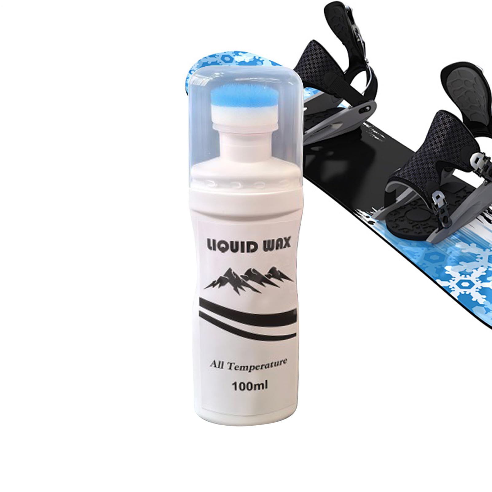 Pasta para Snowboard Todas Las Temperaturas 100ml De Carreras Fácil De Aplicar Esquí Deportes Invierno