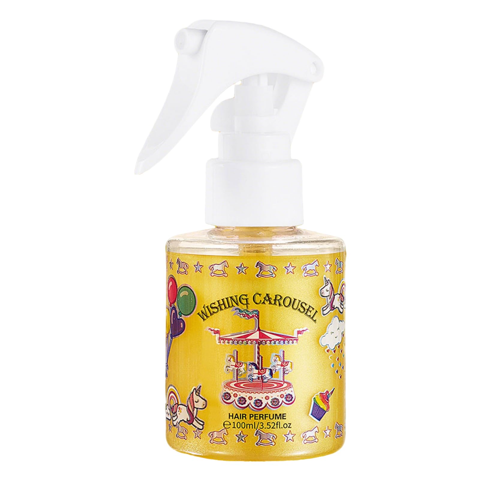 Alvivi Daily Use Body Perfume Spray Refreshing Long Lasting Mist for Women Men with Light Elegance Yellow One