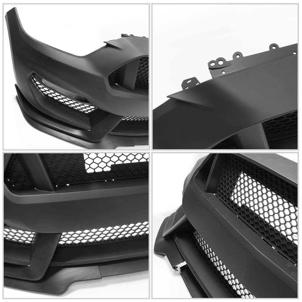 IKON MOTORSPORTS, Front Bumper Cover Full Kit Compatible with 20152017