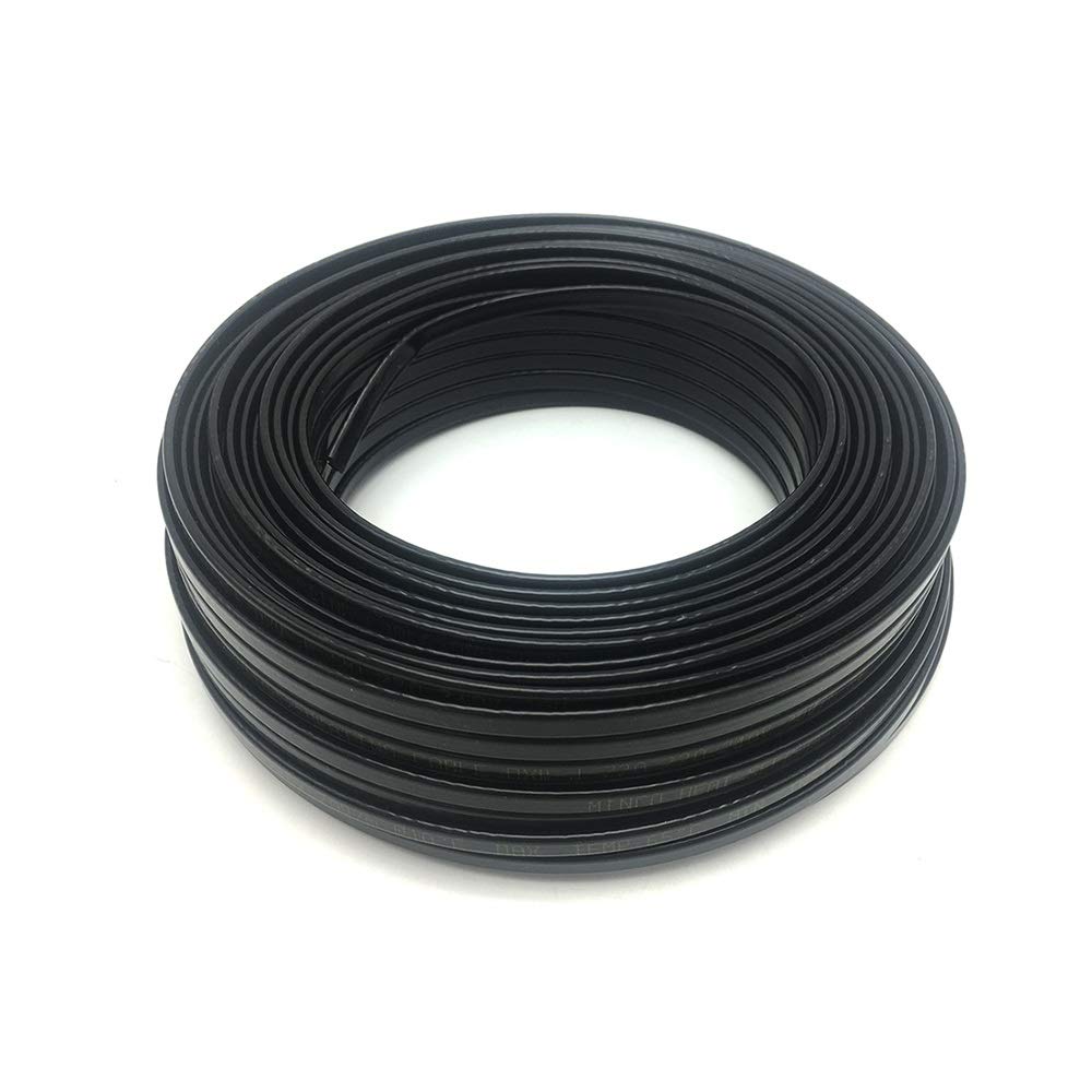 Genérico X-BAOFU 50m 8mm Ancho Tubería De Agua Congelación Protección 20W / M Autor Regulación del Cable De Calefacción Snow Fusión De Cálido