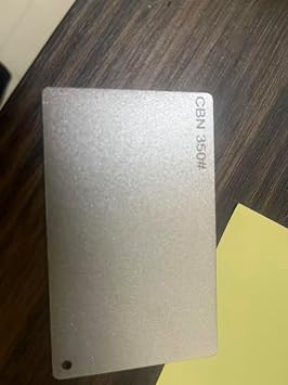 PROseries CBN Credit Card Sharpening Stone, 350/600 Grit, Double Sided, Cubic Boron Nitride, Portable