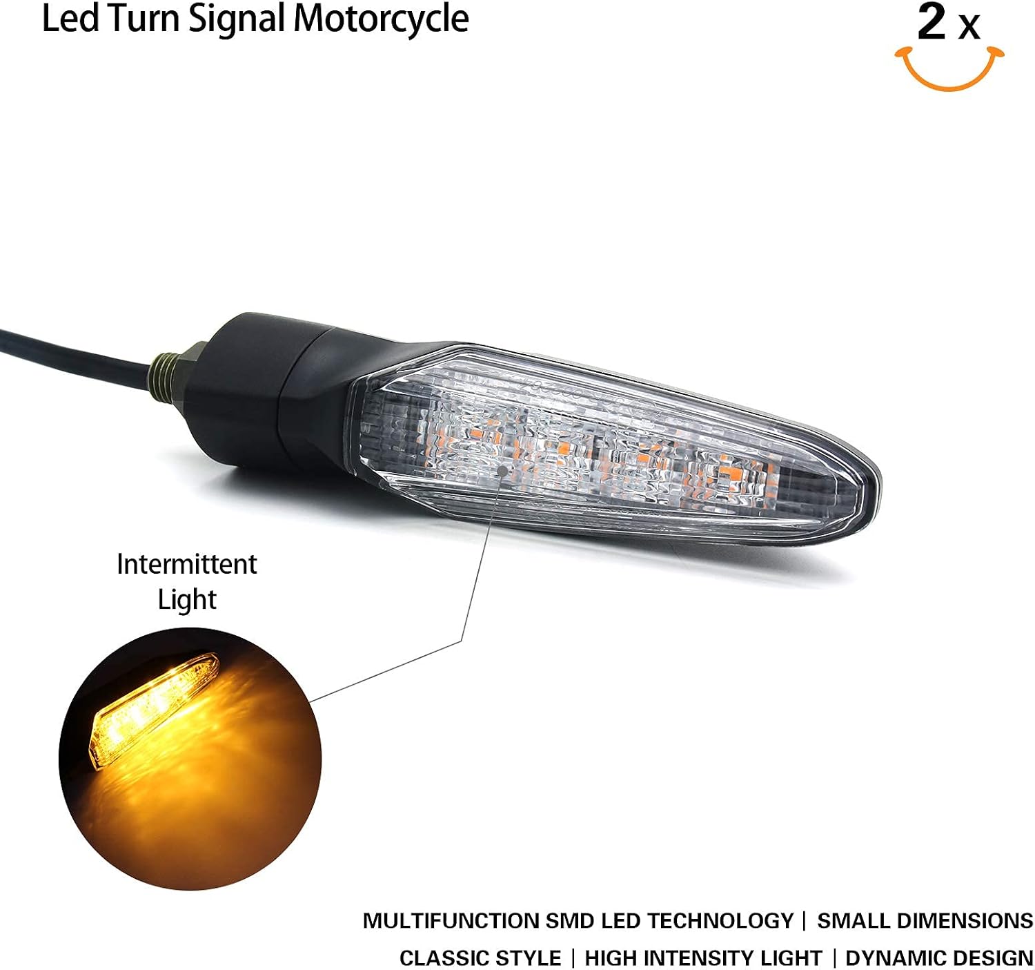 SMD LED Technology Universal Turn Signal Light Adopt Osram lamp beads for Yamaha MT-09 FZ-09 YZF-R6 R3 for HONDA CB919 CBR250 1000R 600R XR 250 CRF Grom125