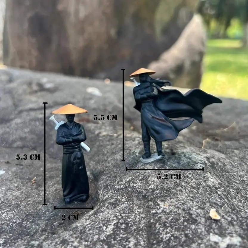 Vinayak 2 pcs Youxia Warrior Car Dashboard Decoration Set - Unique