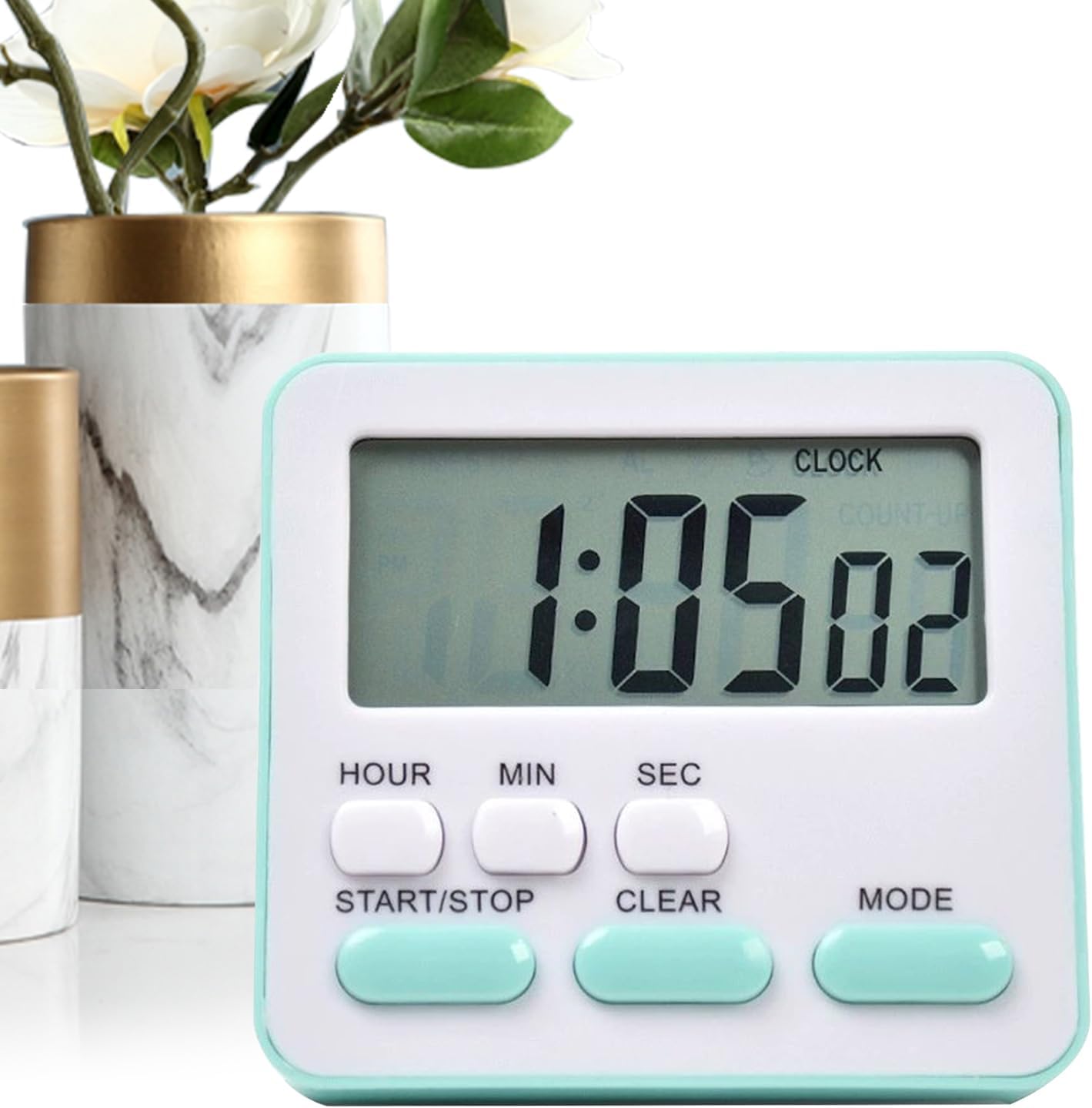 Digital Timer for Kids, Countdown Desk Clock, Silent Multifunctional Timer, Student Time Manager, Large Display Countdown Kitchen Timers for Students Cooking Baking Meeting Grilling Classroom Workout