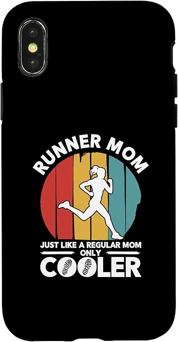 Amazon Iphone X Xs ランナーママは普通のママが好きだがクールなアスリートのジョギング スマホケース 家電 カメラ オンライン通販