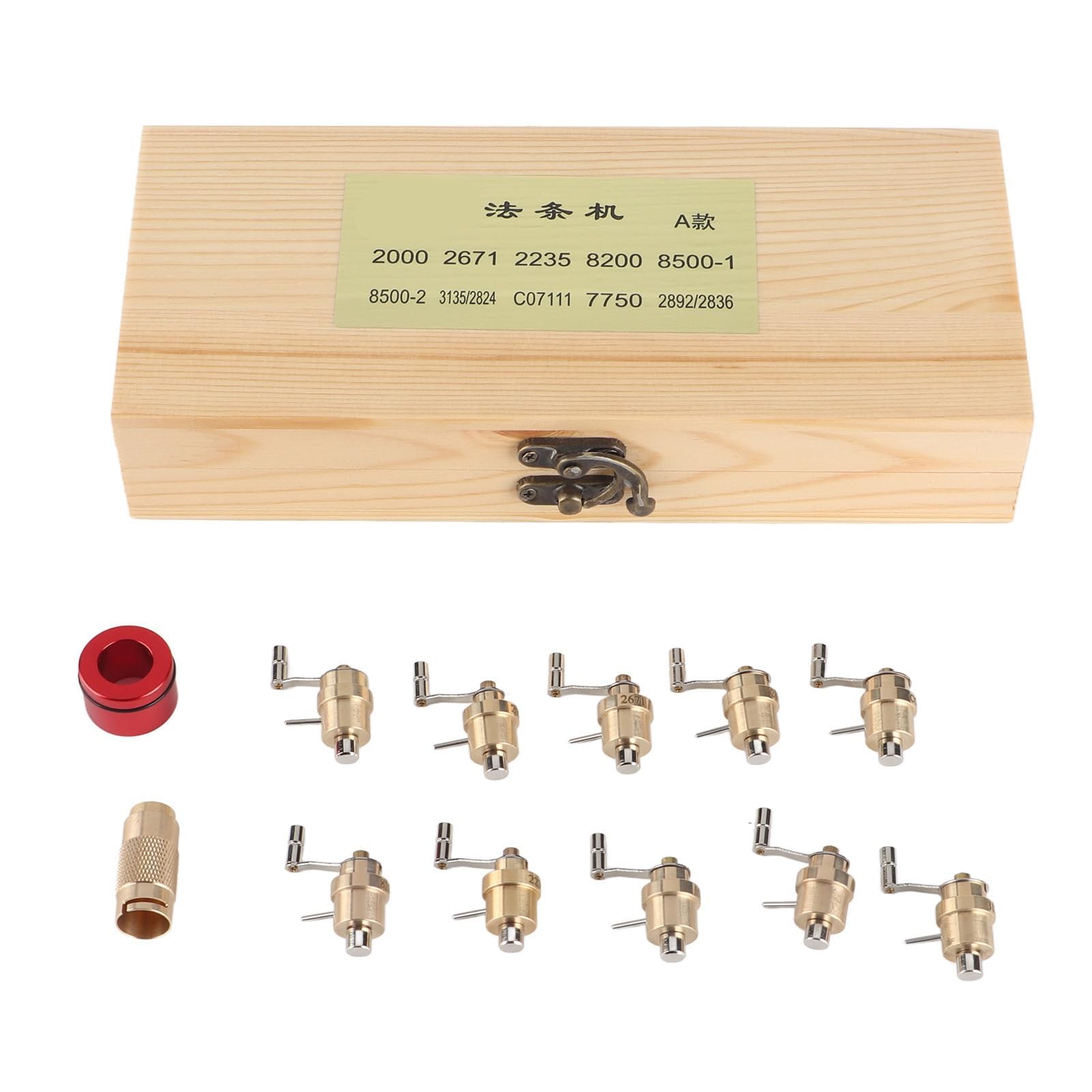 Watch Mainspring Winder, Mainspring Winder Set Herramienta de Reparación de Relojes de Latón Kit de Reparación de Relojes de Pulsera Exquisitas Herramientas de Reparación de Relojes de Pulsera para