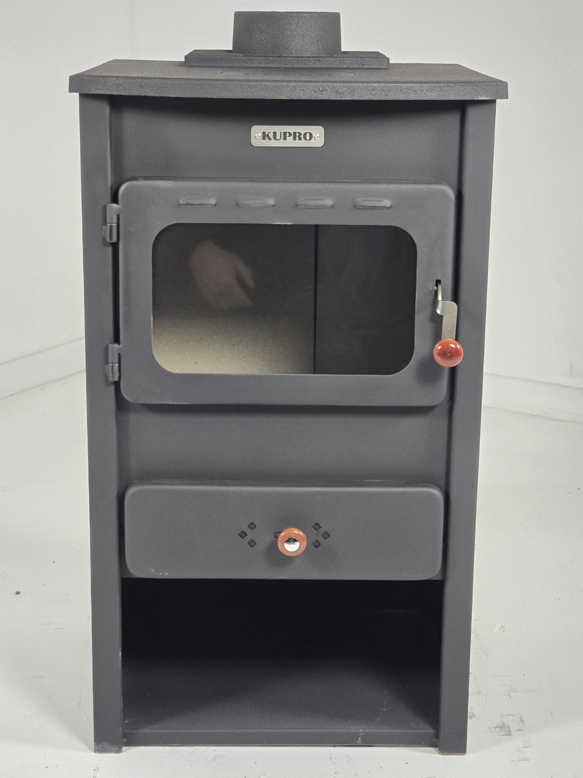 Brûleur à bois avec couvercle en fonte 8,4 kW de puissance de chauffage
