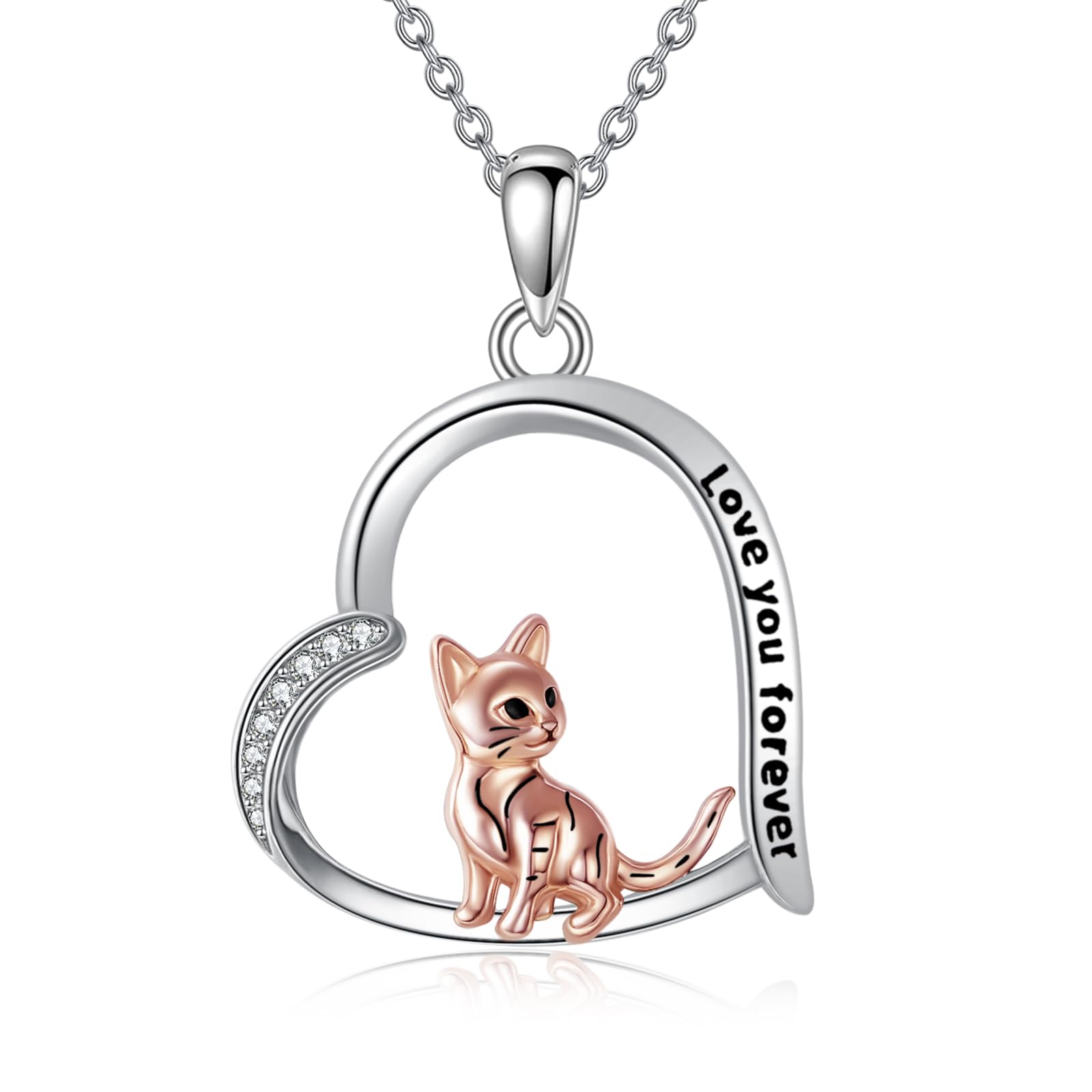 You Are My Sunshine Necklace/Dove Necklace/Tabby Cat 925 Sterling Silver Sunflower/Dove/Tabby Cat Pendant Jewelry Gifts for Women Lovers