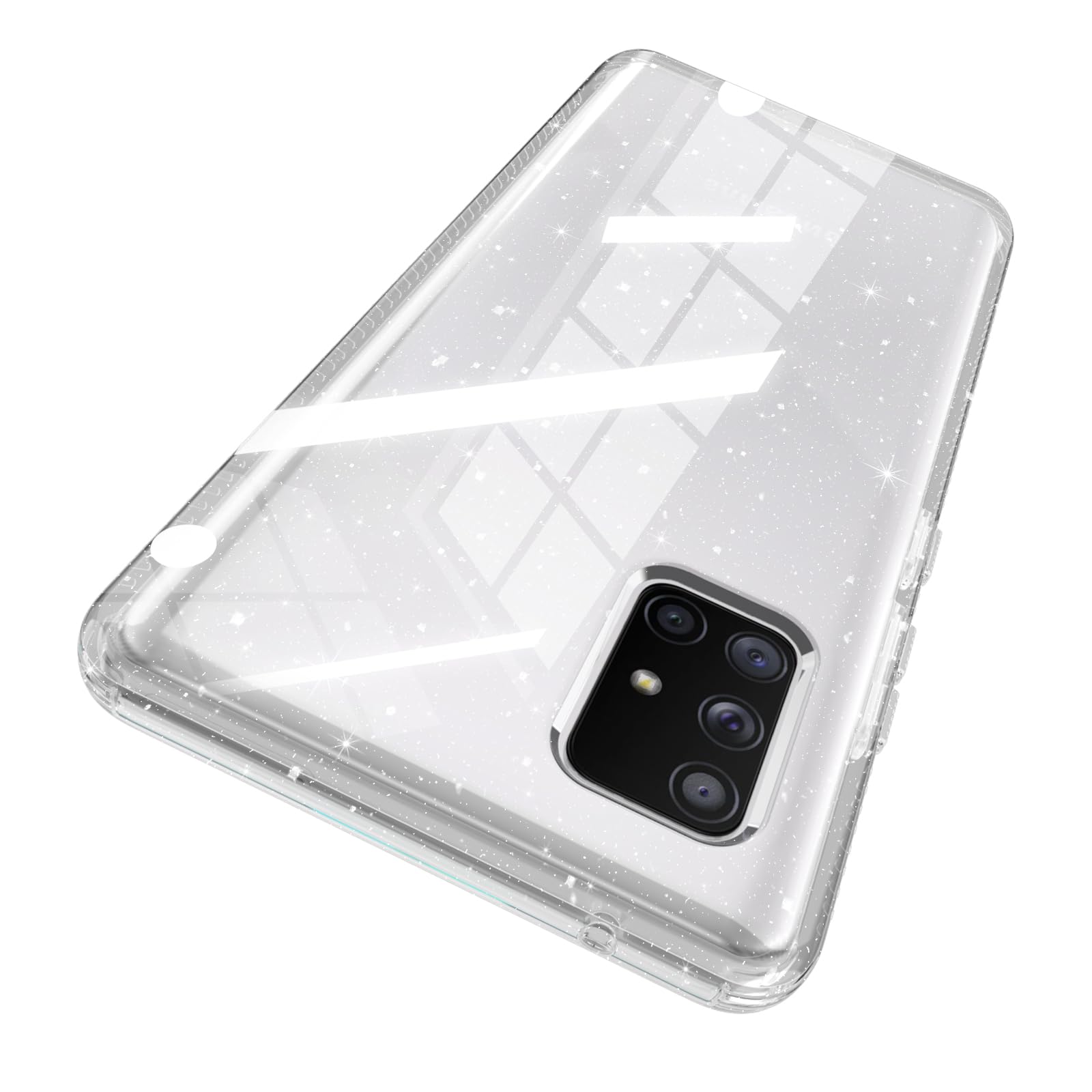 ANNSD Phone Case for Samsung A71 5G Series,Military-Grade Drop Protection, Scratch Resistant & Anti Slip Crystal Clear Soft TPU Slim Fit Case(NOT Fit