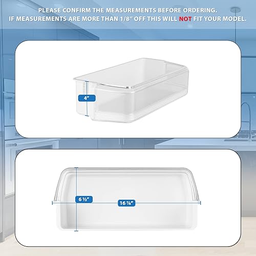 Miniatura 3 de DA97-06177C - Canasta para estante de puerta mejorada compatible con refrigerador Samsung