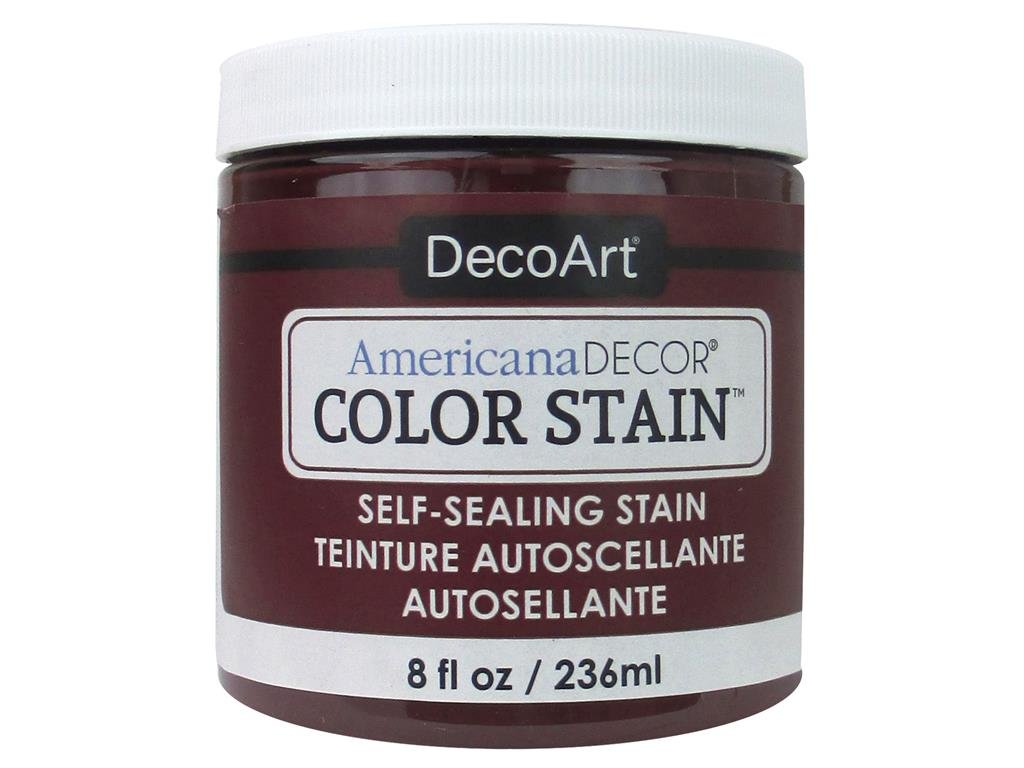 DecoArt Americana Decor Color Stains 8oz-Deep Berry, 7.23 x 6.98 x 7.62 cm