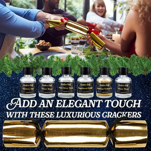 Crackers de Noël sans détonation KreativeKraft, parfaits en petits cadeaux invité - 6