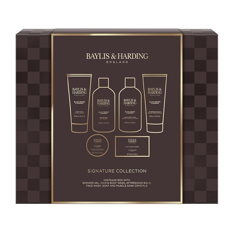 Baylis & Harding Conjunto de Cuidados Masculinos Black Pepper & Ginseng