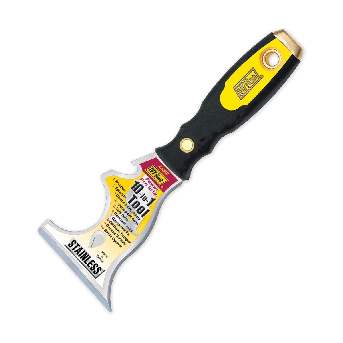 IVY Classic23068 10-in-1 Painter’s Tool with Stainless Steel Blade, 1 Pack