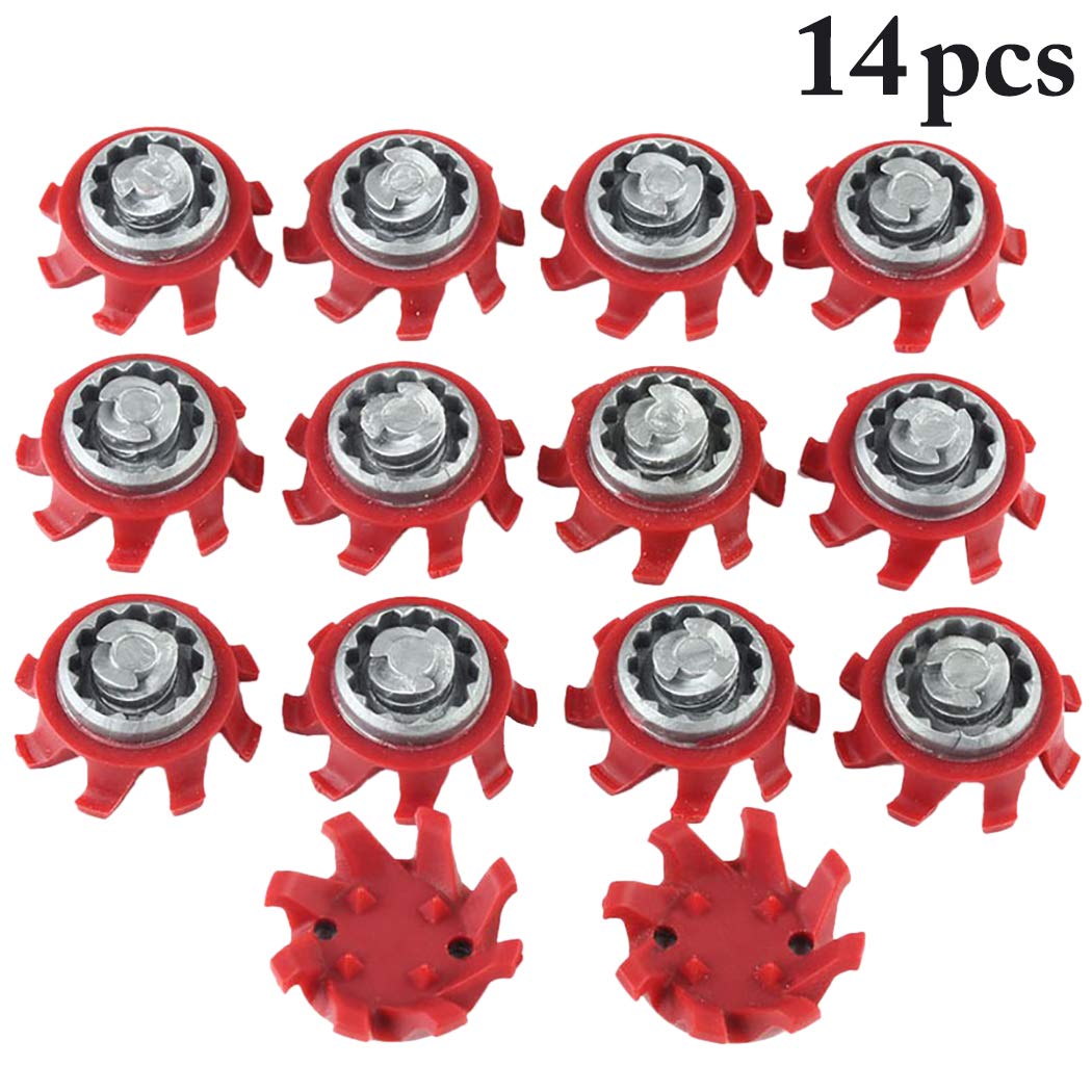 Fansport 14PCS Golf Spikes Golf Shoe Spikes Golf Cleats Golf Equipment