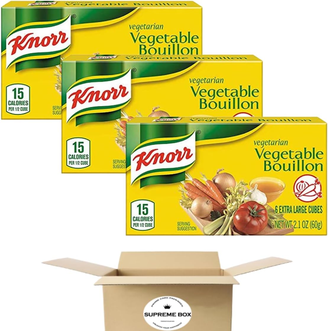 Hormel Herb Ox Vegetable Bouillon 50 Packets Grocery