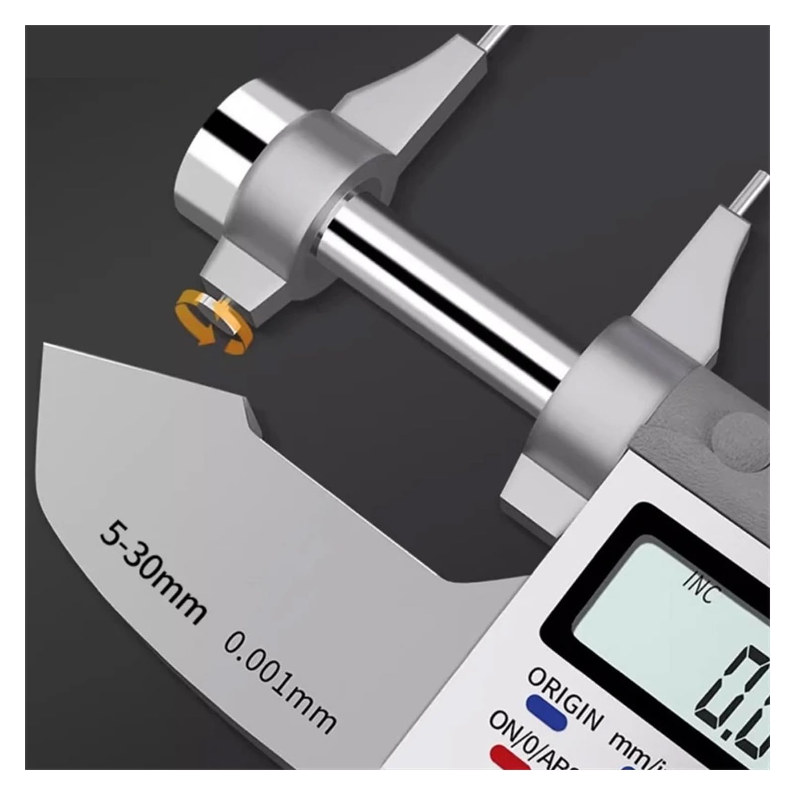 Micrómetro digital electrónico de 5-30 mm/25-50 mm for interiores, micrómetros métricos, herramientas de medición de carburo(25-50mm)