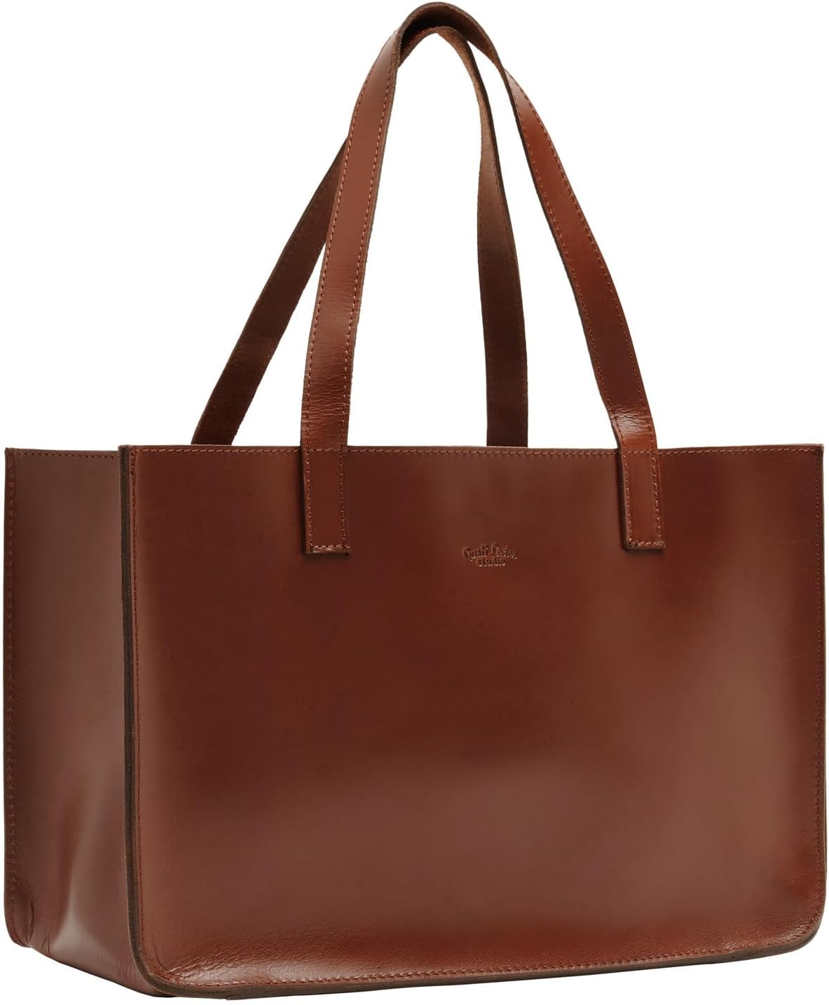 Agatha Leather Leather Bag Women's Shopper - Large Bag with AirTag Compartment for University and Office - High-Quality Women's Handbag Made of Robust Buffalo Leather, Lots of Storage Space