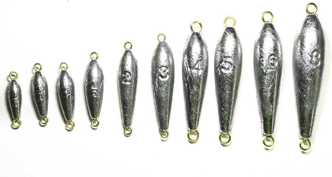 Kathy store INC Torpedo Sinkers with Free Small Scissors