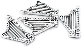 60 Pieces Antique Silver Tone Jewelry Making Charms Crafting Beading Craft AA380 - Compare price