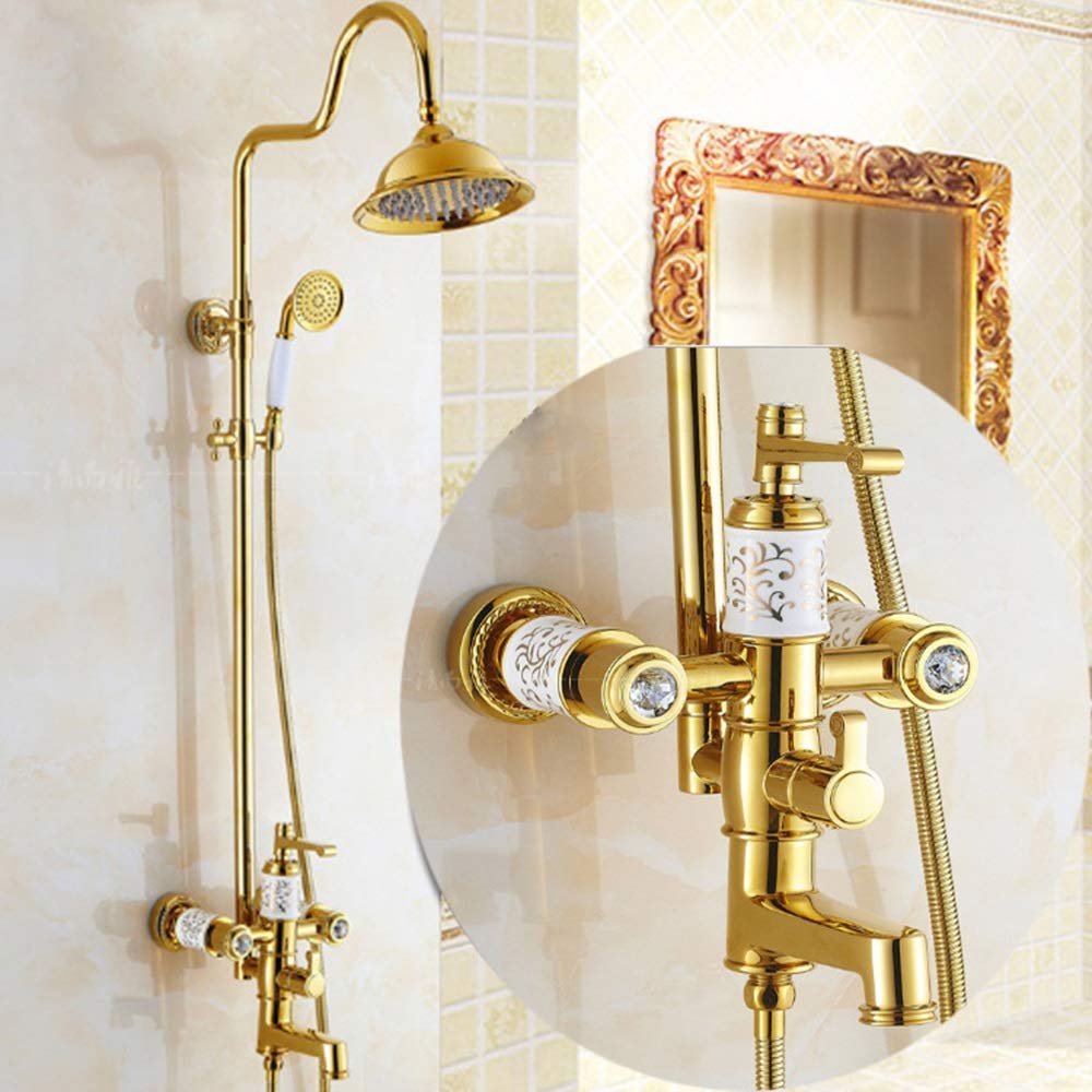 Système de douche à main 3 fonctions avec buse booster haute pression