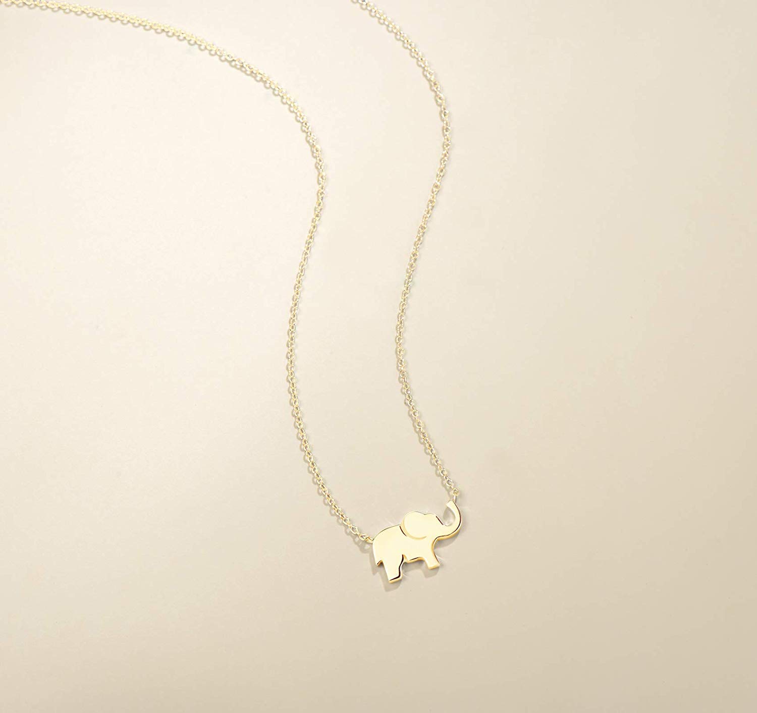 FANCIME Elefante Ciondolo Collana/Orecchini/Bracciale in Argento Sterling 925 Placcato Oro Bianco/Giallo/Rosa Gioielli per Donna Ragazze Bambini