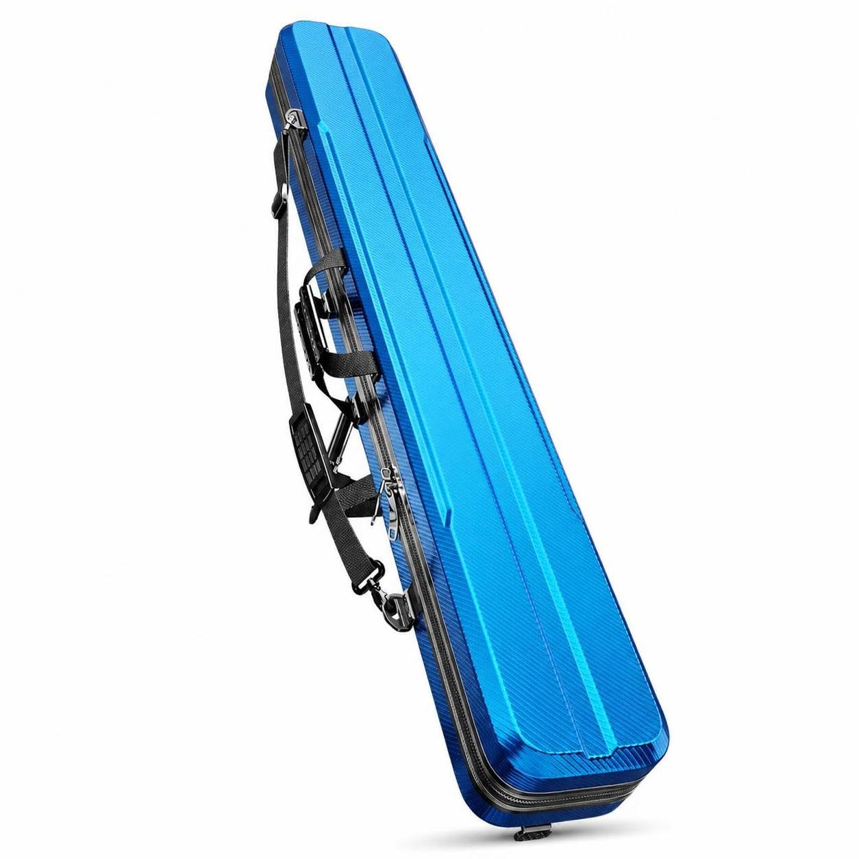 Bolsa Transporte rígida para cañas Pesca, Estuche Protector Resistente a Impactos, para Aparejos