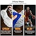 TIEDXIOY Basketball Shoe Grip Spray - Anti Slip Sneaker Traction Spray for Rubber Soles, Court Grip Enhancer- Improve Sole Traction & Court Grip - Grip Spray Basketball Accessory - 4 Floz