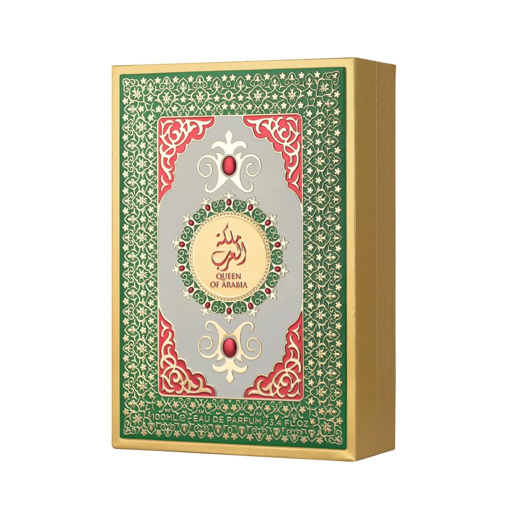 Queen of Arabia Lattafa Pride woda perfumowana dla kobiet, 100 ml, kwiat kokosowy z wanilią, drzewem sandałowym i piżmem - stylowy i trwały zapach dla kobiet