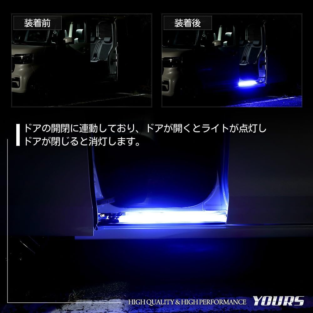 ВАШ N-BOX N-BOX Custom JF5 JF6 Цвет раздвижной двери Приветственный светильник LED [синий] N-BOX CUSTOM Welcome Lamp Ножка Приветственный светильник на заказ Запчасти и аксессуары для Honda Honda y509-050 [5]-1 М, фото 7