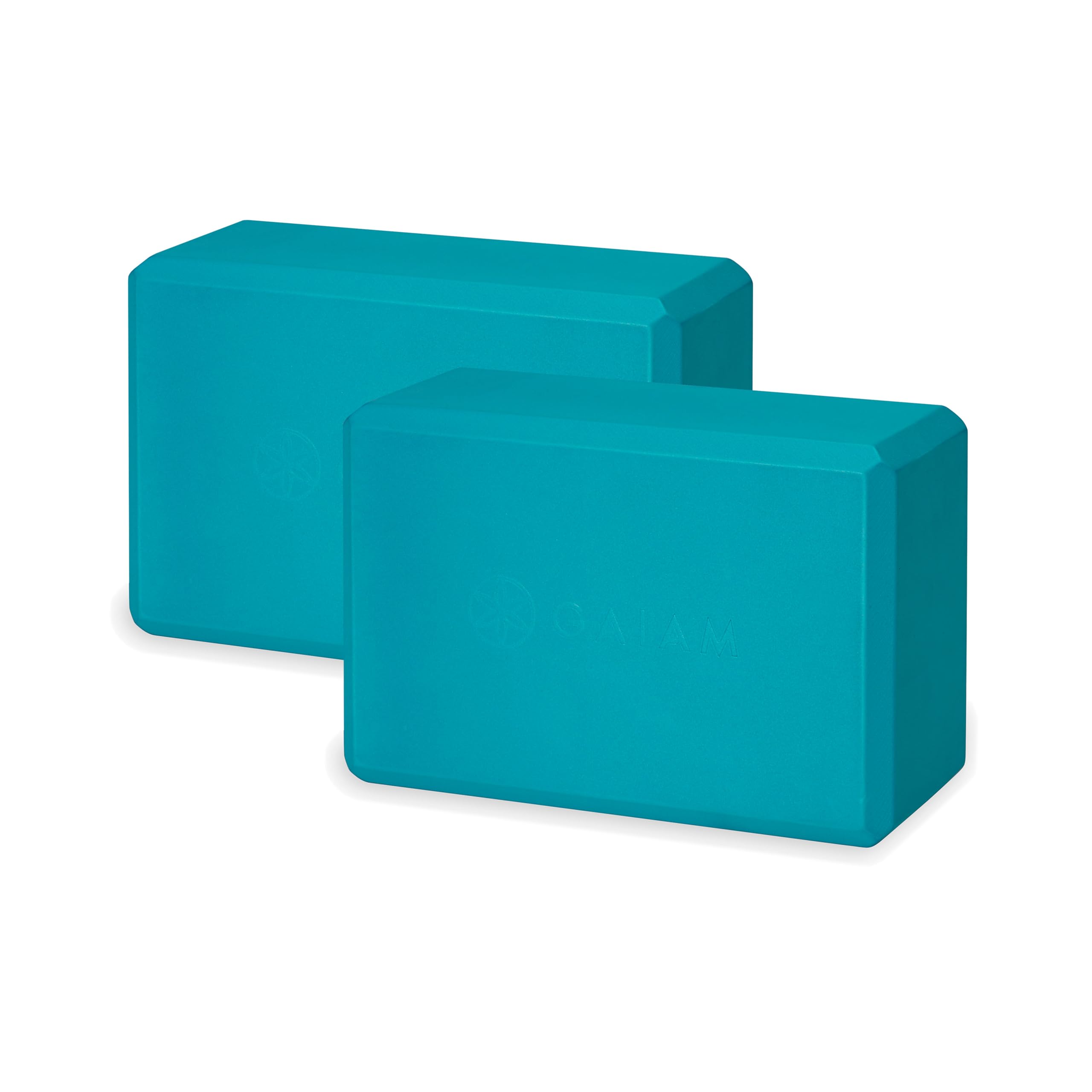 Gaiam Yoga Block - Supportive Latex-Free EVA Foam Soft Non-Slip Surface for Yoga, Pilates, Meditation