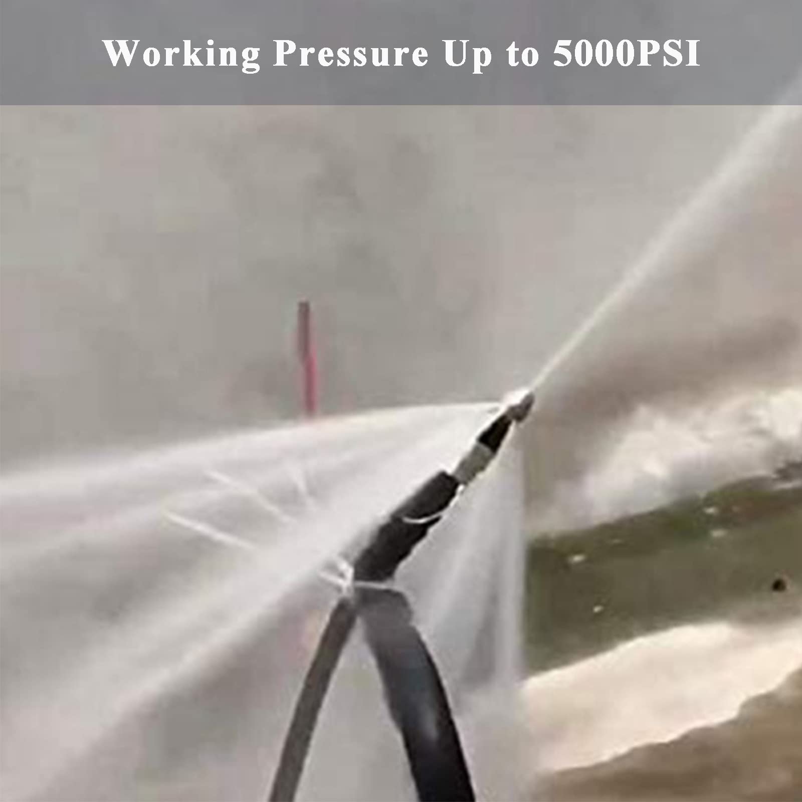 MYCK High-Pressure Clean Nozzle - Sewer Cleaning Tool High-Pressure Nozzle, Sewer Jetter Nozzle - Gutter Cleaner Tool